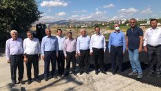 AK Parti heyeti köy grup yollarında incelemelerde bulundu