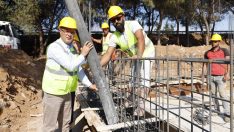 Akkeçili Mahallesi’ne çok amaçlı salon temeli atıldı