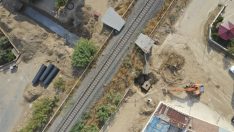 ASKİ, Nazilli’de yağmur suyu hattı çalışmasına devam ediyor