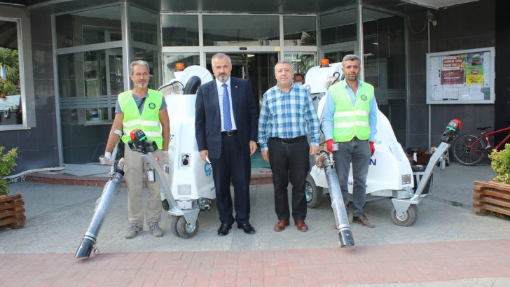 Bafra temizliğine iki yeni araç