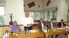 Başkan Çalışkan’dan Kaymakam Karadağ’a veda yemeği