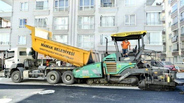 Başkan Köse asfalt çalışmalarını denetledi