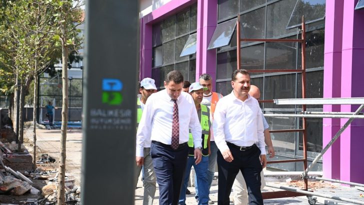 Başkan Yılmaz çalışmaları yerinde inceledi