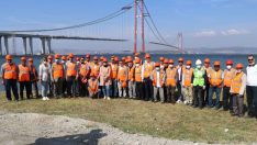 Çanakkale’nin muhtarları, 1915 Çanakkale Köprüsü’nü gezdi