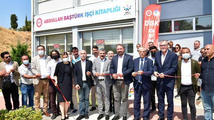 Çiğli’de Abdullah Baştürk İşçi Kitaplığı açıldı