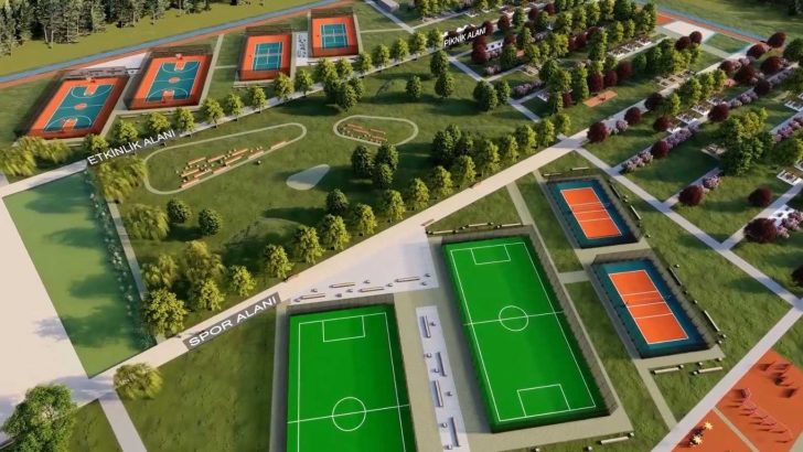 Eyyübiye’de devasa Millet Bahçesinin yapımı sürüyor