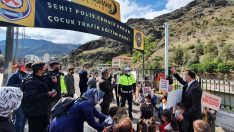 Gümüşhane’de trafik eğitim parkı yeniden çocuklarla buluştu