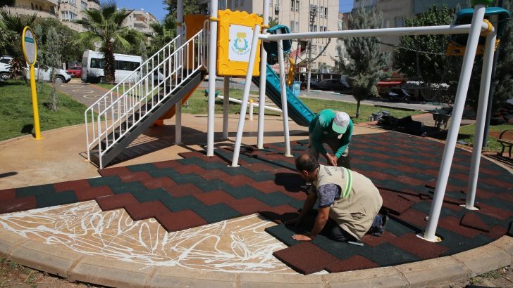 Haliliye’de 4 ayrı mahallede park yapımı