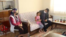 İliç Kaymakamının ilk durağı şehit ailesi oldu