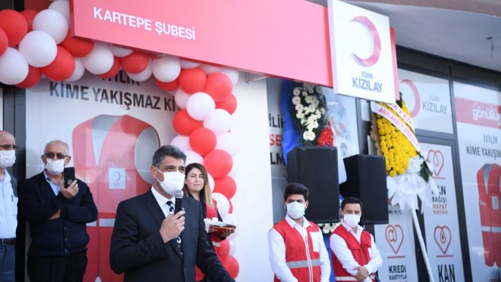 Kartepe’de Kızılay şubesi açıldı