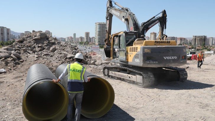 KASKİ’den Hulusi Akar Bulvarı’na 1 milyonluk kanalizasyon kolektör hatta çalışması