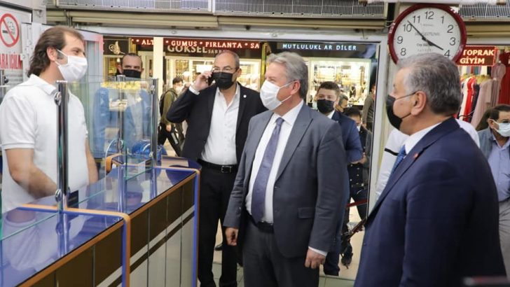 Kazancılar Çarşısı’nda yenileme çalışmaları sürüyor