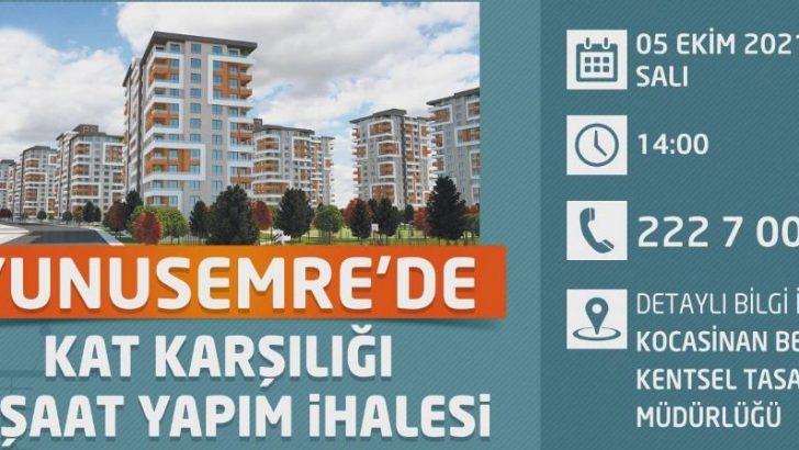 Kocasinan’da 104 dairenin ihalesi gerçekleştirilecek