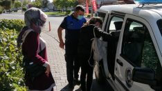 Melikgazi Zabıta Ekipleri öğrencileri sınava yetiştirdi