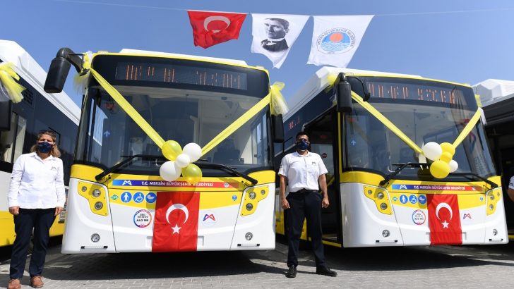 Mersin Büyükşehir Belediyesi ulaşım filosunu güçlendiriyor