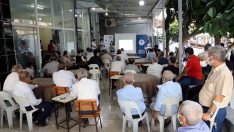 Mersin’de kahvehanede ’kadına yönelik şiddetle mücadele’ anlatıldı