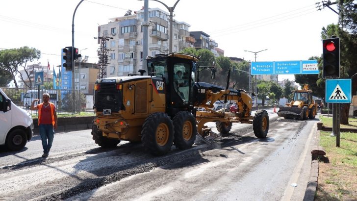 Nazilli Belediyesi, karayolları ekipleri ile ortak çalışma gerçekleştirdi