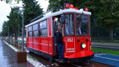 Ordu sahiline nostaljik tramvay