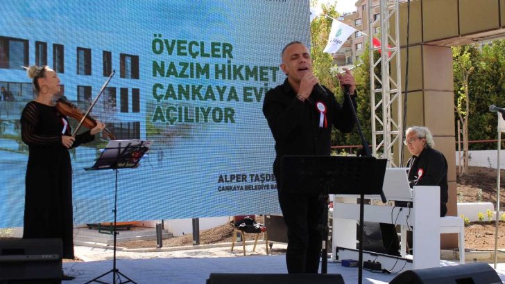 Öveçler Nazım Hikmet Çankaya Evi açıldı