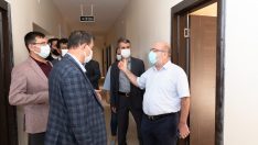 Rektör Karamustafa, KAYÜ Yeşilhisar Fuat Sezgin kampüsünde incelemelerde bulundu