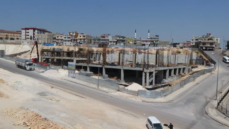 Şahinbey’in yaptığı dev tesis hızla yükseliyor