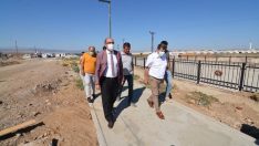 Sandıklı’da ‘Millet Bahçesi’ projesi inşaat çalışmaları devam ediyor