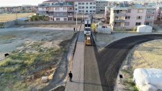 Tuşba Belediyesinden trafiği rahatlatacak yol çalışması