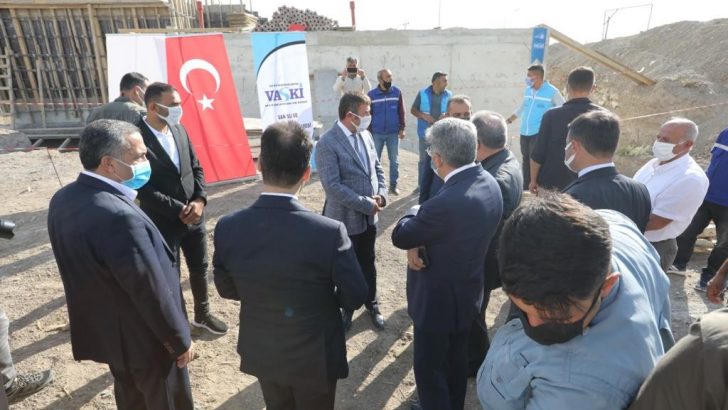 VASKİ’den Saray ilçesine yeni içme suyu deposu
