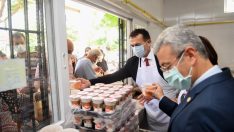 Yenişehir Belediyesi Aşevinde vatandaşlara aşure ikram edildi