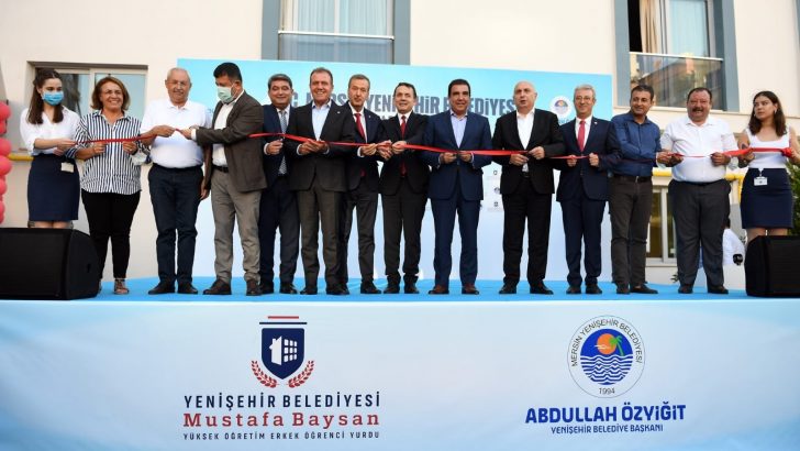 Yenişehir Belediyesi, erkek öğrenci yurdunu hizmete açtı