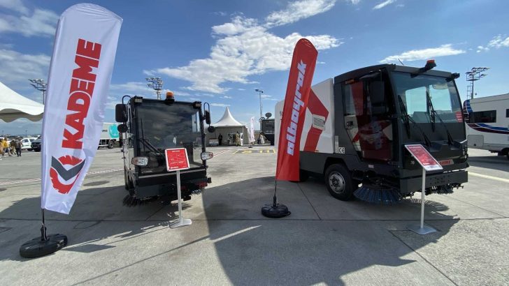 Yerli yol süpürme araçları TEKNOFEST’te