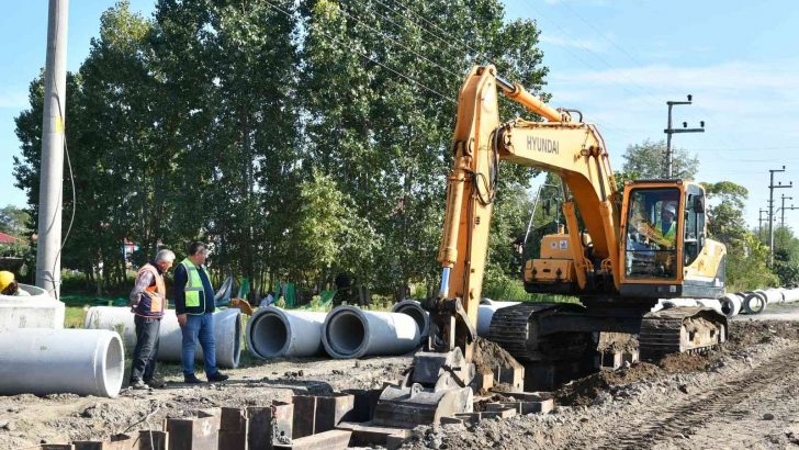 19 Mayıs ilçesi kolektör hattında sona gelindi