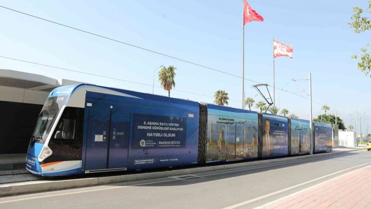 3. Etap Raylı Sistem yolcu taşımaya başlıyor