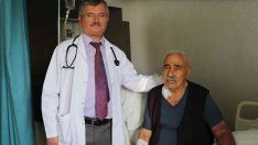 87 yaşındaki hastanın 5 damarı tek seansta açıldı