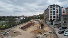 Alt geçit inşaatının yüzde 70’i tamamlandı