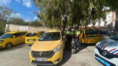Antalya’da jandarma ticari taksileri denetledi