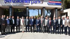 Bakan Çavuşoğlu Şehzadelerpark’ı ziyaret etti