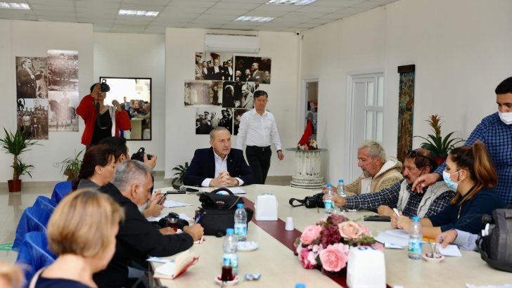 Başkan Atabay, gazeteciler ile bir araya geldi