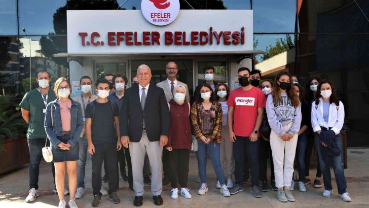 Başkan Atay tıp öğrencilerini ağırladı