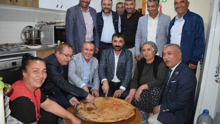 Başkan Kazgan ve MHP’li heyet ev sohbetlerinde buluştu