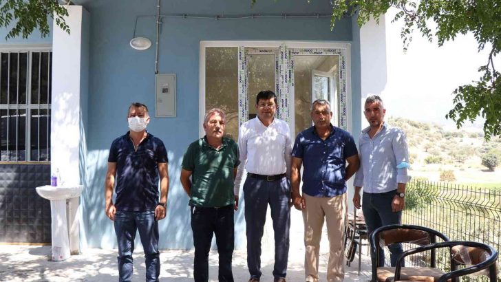 Başkan Özcan, Kardeşköy’deki muhtarlık hizmet binasını inceledi