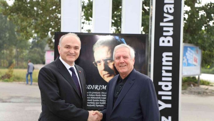 Başkan Özlü, Aziz Yıldırım’ı ağırladı