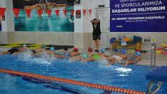 Biga’da Yarı Olimpik Yüzme Havuzuna yoğun ilgi