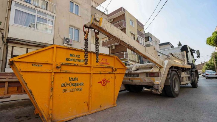 Buca’da günde 110 ton moloz toplanıyor