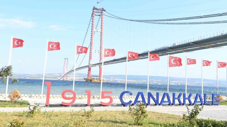 Çanakkale’nin incisi 1915 Çanakkale Köprüsü’nde sona yaklaşıldı