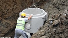 Canik’teki ‘yağmur suyu kolektör hattı’ tamamlandı