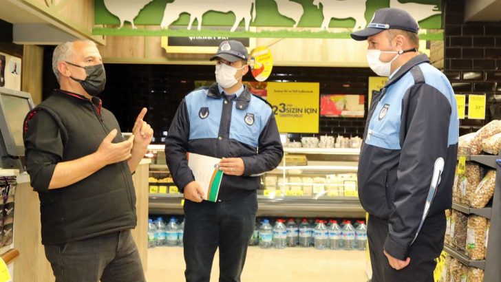 Çankaya zabıtası esnafın yanında