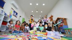 Enis-Necip Tüyeni Çocuk Gündüz Bakımevi’nde çocuklar mutlu