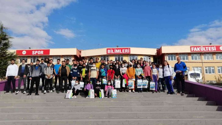 ERÜ Spor Bilimleri Fakültesi’nden Sivas Hanlı Köyü’ne uzanan sevgi köprüsü