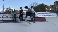 Eyüpsultan’da uluslararası standartta kaykay pisti açıldı